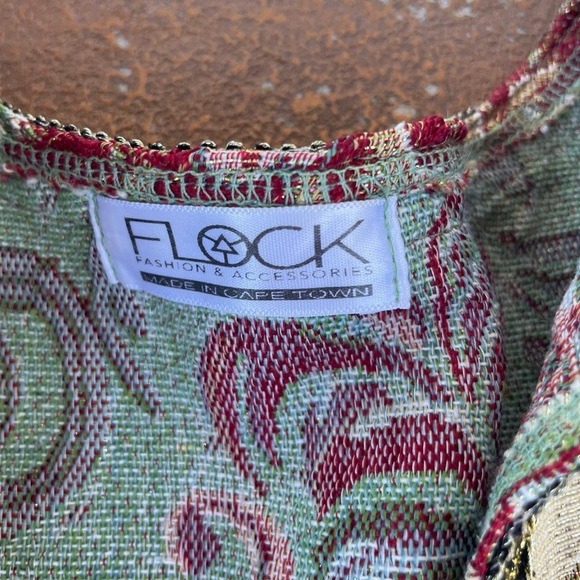 South African Floral bohemian tapestry jacket / one size - Picture 6 of 6